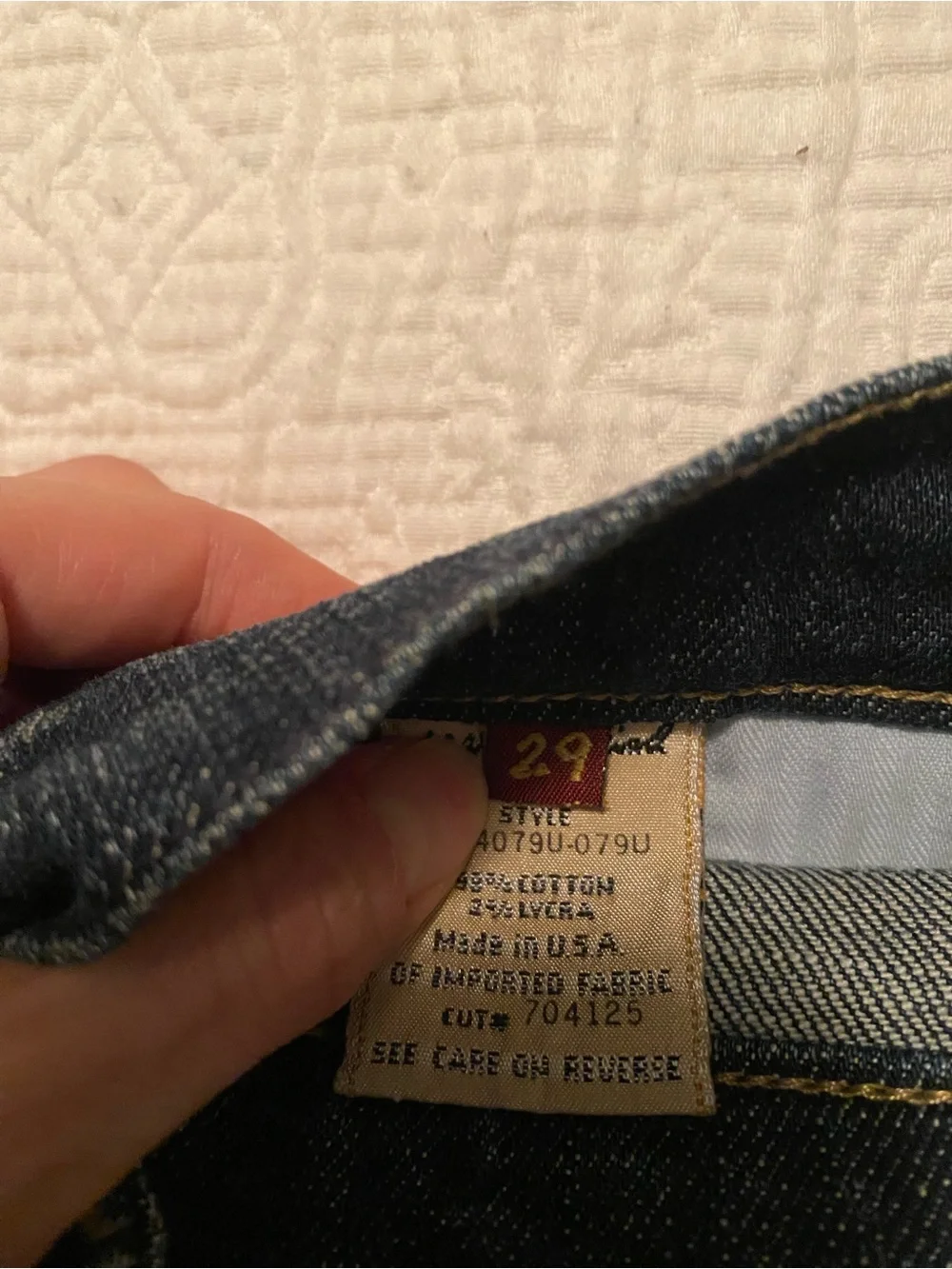 7 For All Mankind Dark Indigo Denim Mini Skirt
